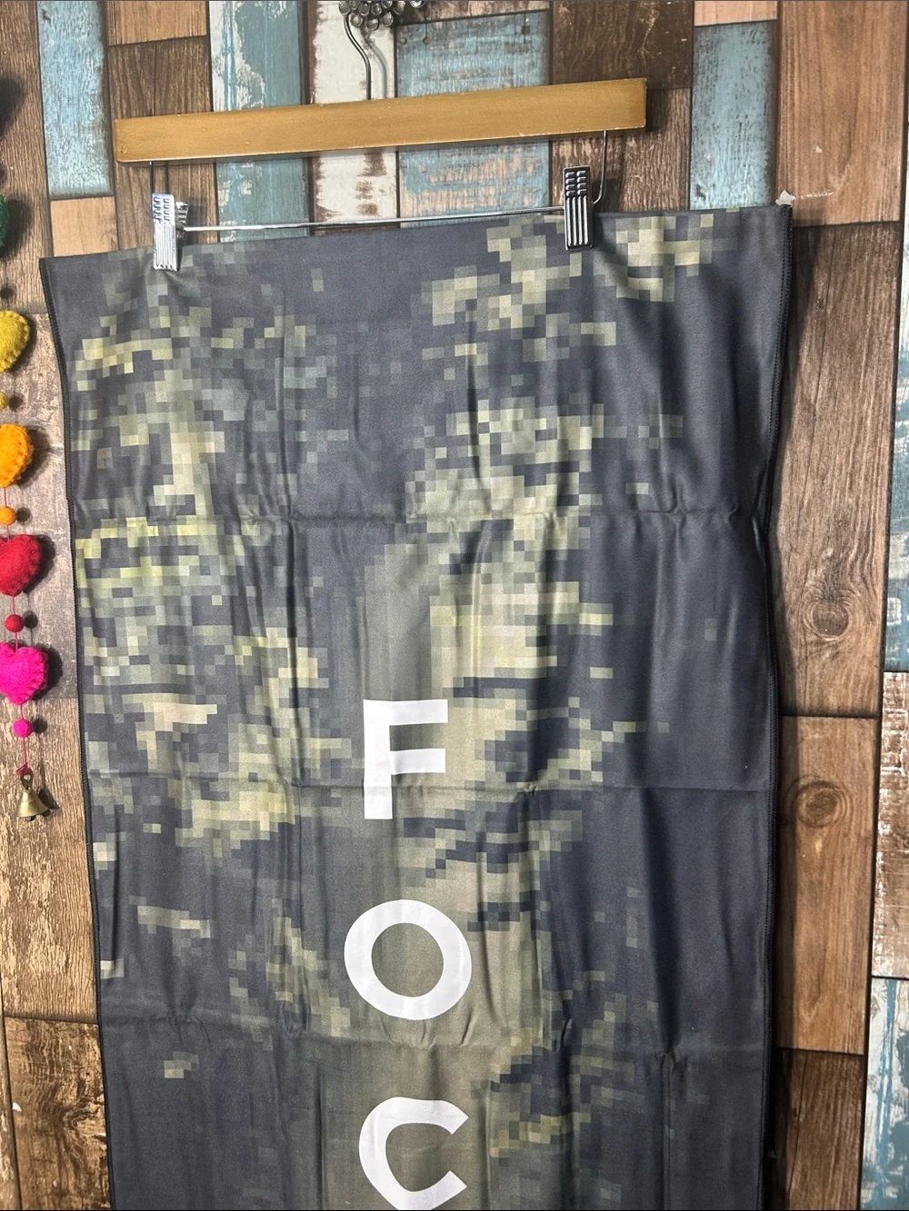 Focus motivational workout towel travel